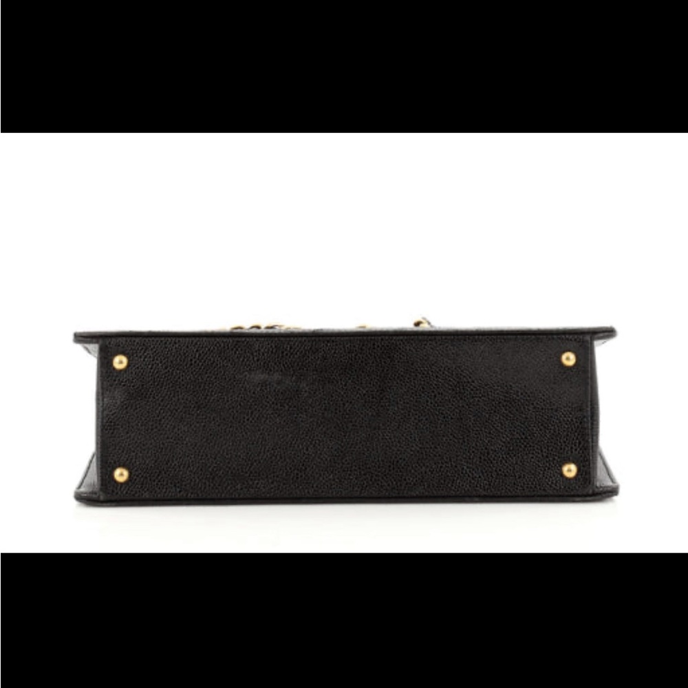 Chanel, Vintage Quilted Caviar Bag, Interlocking CC, Gold-Tone. Stunning ❣️ - Picture 5 of 13